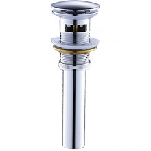 Донный клапан SantiLine SL-105 с переливом Хром
