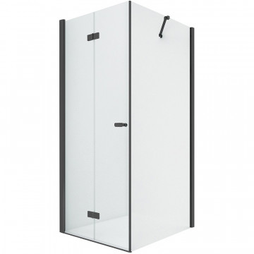 Душевой уголок New Trendy New Soleo Black D-0236A/D-0149B L 100x120 черный/прозрачное
