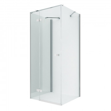 Душевой уголок New Trendy Reflexa L EXK-1249 80х100 хром/прозрачное