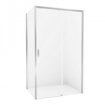 Душевой уголок New Trendy Prime  R D-0303A/D-0124B 120х90 хром/прозрачное Характеристики: