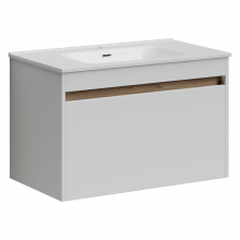 Тумба под раковину Sancos Smart SM80W 79 подвесная белая