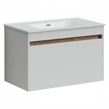 Тумба с раковиной Sancos Smart SM80W/CN7005 80 белый
