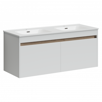 Тумба с раковиной Sancos Smart SM120-2W/CN7004 120 белый