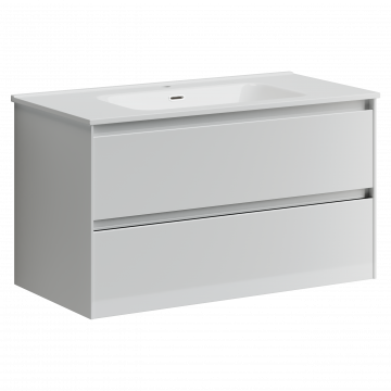 Тумба с раковиной Sancos Cento CN90W/CN7002 90 белый