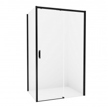 Душевой уголок New Trendy Prime Black R D-0319A/D-0129B 110х90 черный матовый/прозрачное