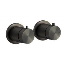 Смеситель для душа термостатический Gessi 316 54234#707 Black Metal Brushed PVD
