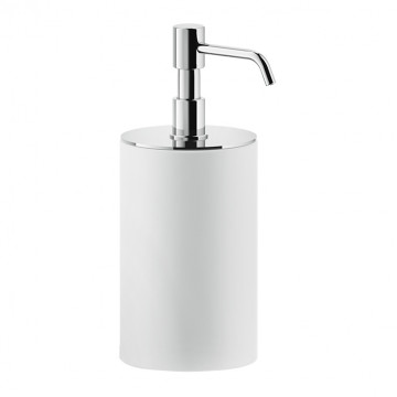 Дозатор для жидкого мыла Gessi Rilievo 59537#031 белый/хром