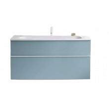 Тумба с раковиной Burgbad Fiumo SFXN122F3957FOT55G0223C0001*1 подвесная eisblau softmatt