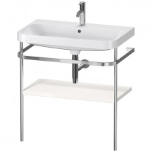 Консоль с умывальником Duravit Happy D.2 Plus HP4837O2222 белый глянцевый/хром