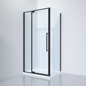 Душевой уголок Black White Stellar Wind S818 BC 100*80