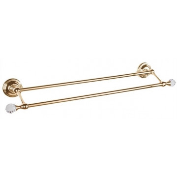 Полотенцедержатель Tiffany World Crystal TWCR012oro-new sw двойной золото