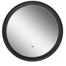 Зеркало Art&Max Napoli AM-Nap-600-DS-F 60 с подсветкой черный матовый