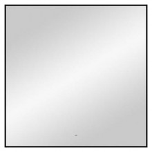 Зеркало Art&Max Sorrento AM-Sor-1000-1000-DS-F 100х100 с подсветкой черный