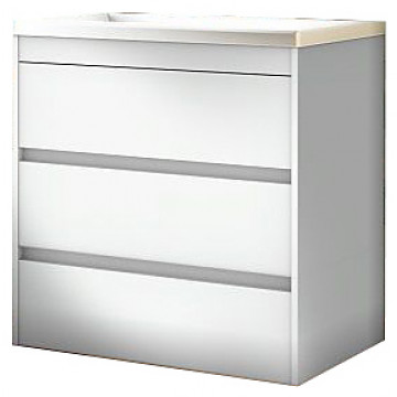 Тумба под раковину Art&Max Family FAMILY-750-3C-PIA-BL напольная bianco lucido