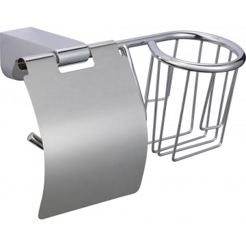 Держатель для туалетной бумаги и освежителя Savol S-L07351 хром