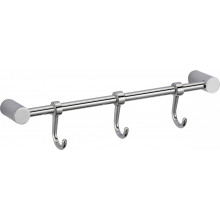 Планка с крючками Savol S-006203 хром