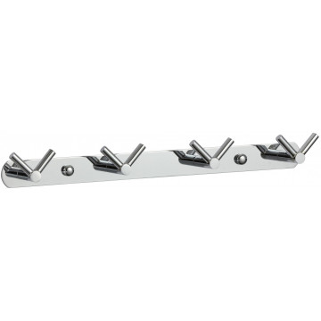 Планка с крючками Savol S-007224 хром