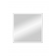 Зеркало Континент Solid Black standart ЗЛП1608 80х80 с подсветкой