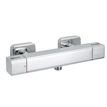 Смеситель с термостатом Cisal Cubic CUT0102021 хром