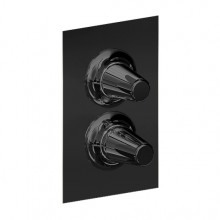 Смеситель с термостатом Cisal Vita VI0BM03040 черный матовый