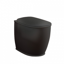 Унитаз напольный Artceram Atelier ATV002 17 00 черный матовый