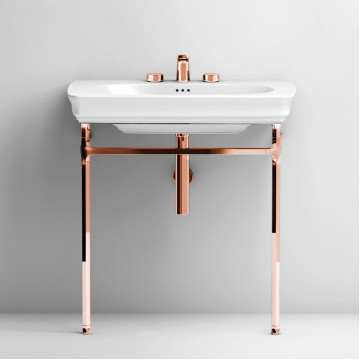 Консоль под раковину Artceram Civitas CIA001 77 rosa oro розовое золото