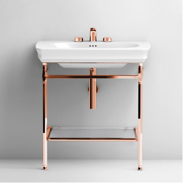 Консоль под раковину Artceram Civitas CIA003 77 rosa oro розовое золото