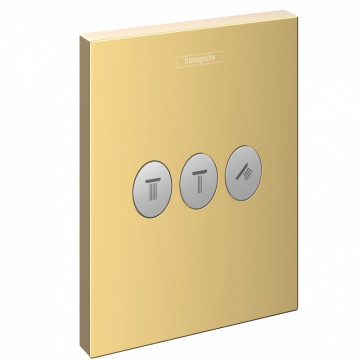 Переключатель потоков Hansgrohe ShowerSelect 15764990 полированное золото