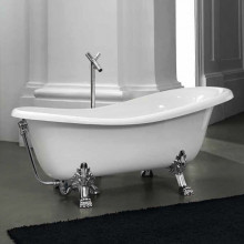 Акриловая ванна Artceram Hermitage HEW001 71 cr 170х80 белый/хром