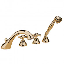 Смеситель на борт ванны Nicolazzi Nuova Brenta 2504GB gold brass