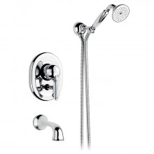 Смеситель для ванны Nicolazzi Cristallo Liberty 3400CR33 хром