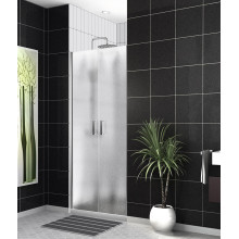 Душевая дверь BelBagno Uno UNO-B-2-110-CH-Cr хром/шиншилла