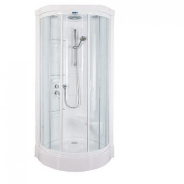 Передняя панель душевой кабины Aquanet Malibu 164460 86х86 хром/прозрачное