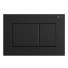 Клавиша смыва Point Ника PN44081BM ABS пластик Черный матовый
