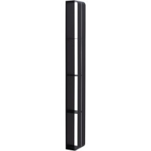 Полка Aquanet Магнум 302227 15x130 черный матовый