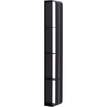 Полка Aquanet Магнум 302226 15x100 черный матовый