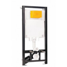 Инсталляция OLI 80 ECO, мех.+панель слива Slim хр. гл., OLI 886914SIOO
