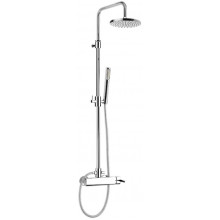 Душевая система Webert Azeta AZ870105015PVC верхний душ PVC 200 мм, хром