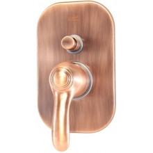Смеситель для душа Webert Aurora AU860101060 с девиатором медь