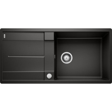 Мойка Blanco Metra XL 6 S-F 525933 c клапаном черный