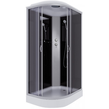Душевая кабина правый угол Niagara Classic NG-3512-14R 80х120 хром/тонированное