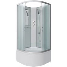 Душевая кабина Niagara Classic NG-2307-14BK 80x80 хром/матовое