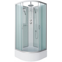 Душевая кабина Niagara Classic NG-3302-14BKT 100x100 хром/матовое
