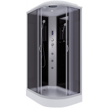 Душевая кабина Niagara Classic NG-3512-14LF 120x80 с гидромассажем хром/тонированное
