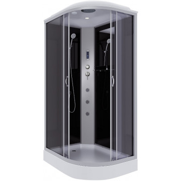 Душевая кабина Niagara Classic NG-3512-14LF 120x80 с гидромассажем хром/тонированное