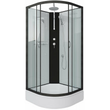 Душевая кабина Niagara Classic NG-6702-14BKT 100x100 черный/прозрачное