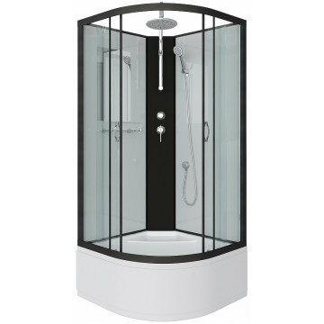 Душевая кабина Niagara Classic NG-6707-14BKT 80x80 черный/прозрачное