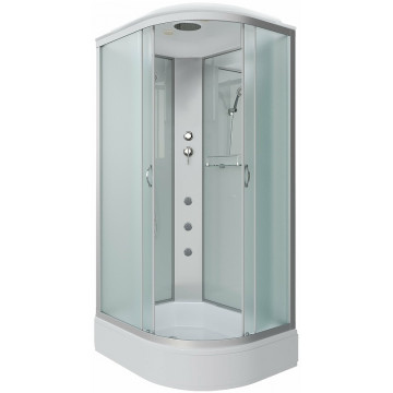 Душевая кабина Niagara Classic NG-33184-14LG 110x80 с гидромассажем хром/матовое