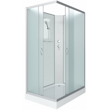Душевая кабина Niagara Classic NG-43285-14QBK 120x80 хром/матовое