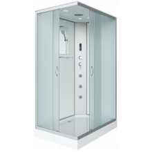 Душевая кабина Niagara Classic NG-43285-14QF 120x80 с гидромассажем хром/матовое